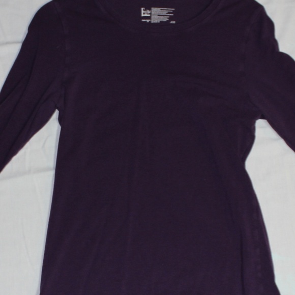 Plain Purple Long sleeve top - Picture 3 of 5